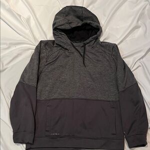 Layer 8 Charcoal and Black Hoodie